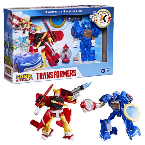 Transformers 變形金剛聯名系列音速小子5吋Wingtail及Blue Booster