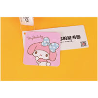 Sanrio 三麗鷗頭形手拿包包-美樂蒂6吋