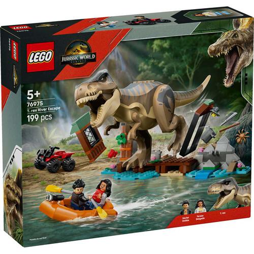 LEGO樂高侏羅紀世界系列 逃離暴龍河流冒險 76975