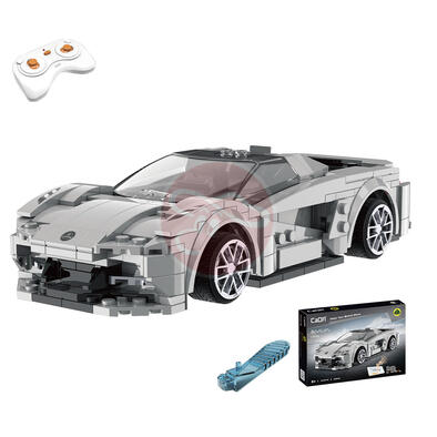 Cada咔搭 1:20 2.4G遙控授權蓮花積木車(雙控含APP手機遙控)