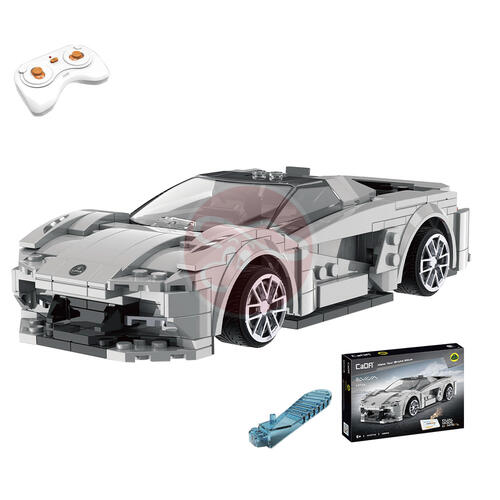Cada咔搭 1:20 2.4G遙控授權蓮花積木車(雙控含APP手機遙控)