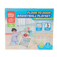 Play Pop Sport Floor to Door Basketball Playset