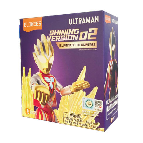 Ultraman 超人力霸王 - 可動積木公仔閃耀版第二彈- 隨機發貨