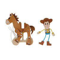 Toy Story 玩具總動員系列牛仔滾輪積木