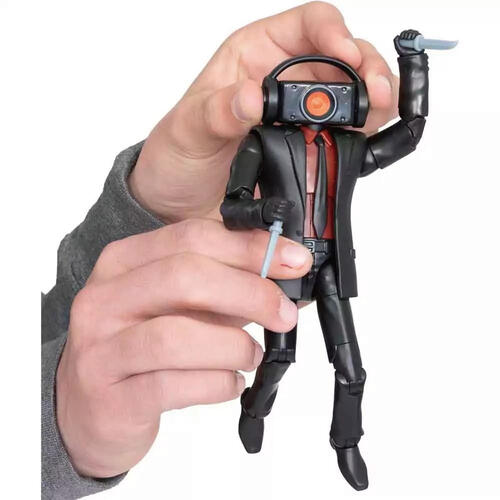 Skibidi Toilet 馬桶人-玄色音響人6吋可動公仔