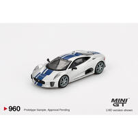 MINIGT	Jaguar C-X75 Silver 合金車 960