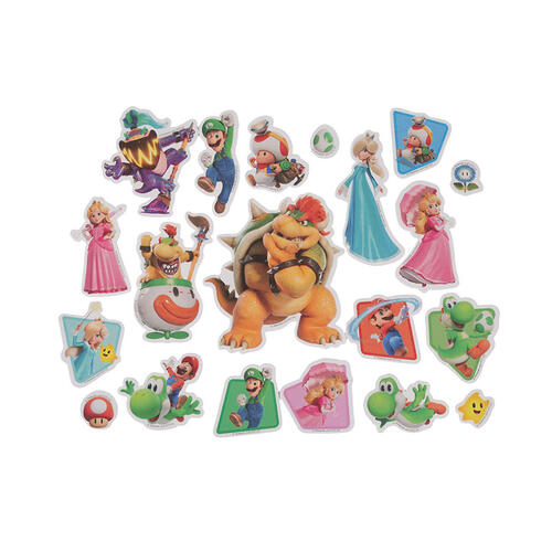 The Super Mario Galaxy Movie Foam Sticker Tub