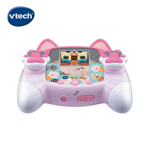 Vtech 貓咪寵物互動遊戲機-粉
