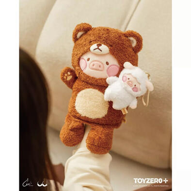 TOYZEROPLUS 罐頭豬LuLu 變裝系列 - 手偶 (豬熊)