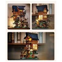 Cada咔搭 四季森林樹屋積木組