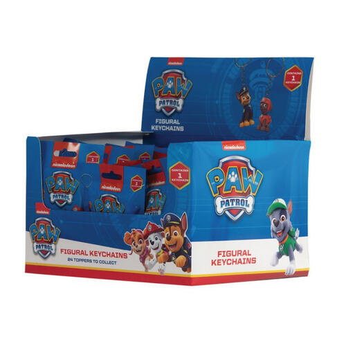 PAW Patrol 3D figurine Keychain - 24 characteres available.- Assorted