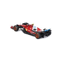 Bburago比美高1:43 F1系列-1:43 法拉利 SF-25（無頭盔，紙盒版）（#44 路易斯漢密爾頓）（標準塗裝）- 啞紅