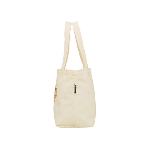 Pokemon 精靈寶可夢聯名款手繪風伊布帆布提袋#奶茶色