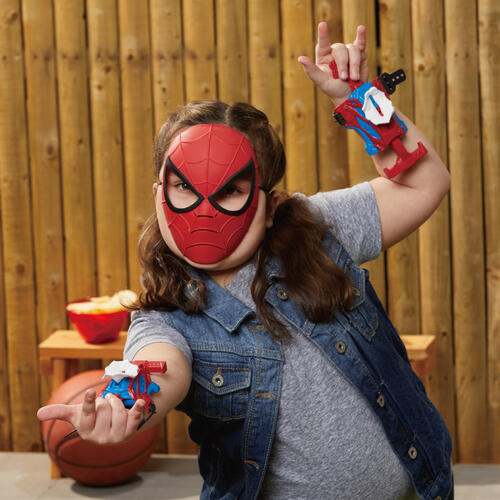  Spider-Man 漫威蜘蛛人面具發射器套裝