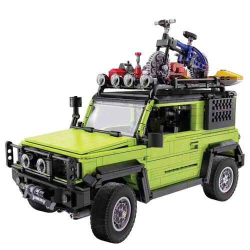 Cada 1:12授權JIMNY遙控積木吉普車(經典越野款)