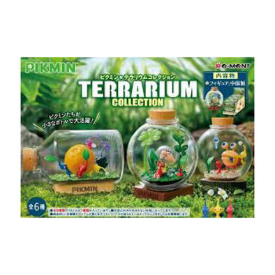 Re-ment盒玩	(再販25)皮克敏盆景品系列收藏- 隨機發貨