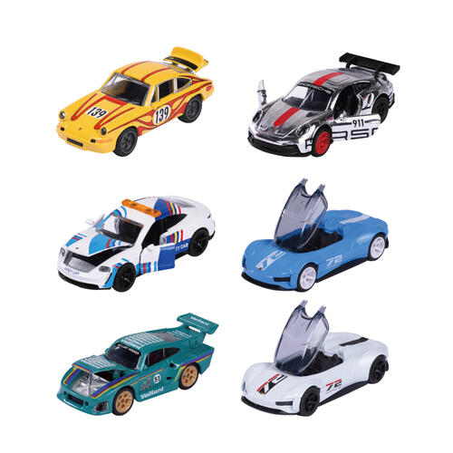 Majorette Porsche Deluxe Motorsport Assortment, 6-asst.