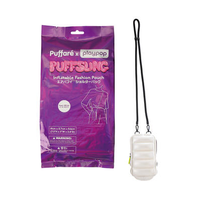 Puffaré x playpop 充氣太空包-珍珠白