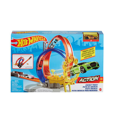 Hot Wheels風火輪 風火輪雙迴旋火圈軌道組