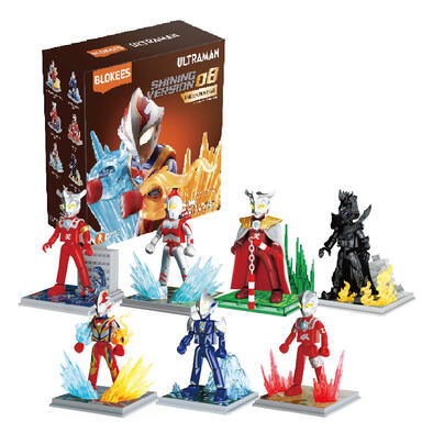 Blokees布魯可 超人力霸王 - 可動積木公仔閃耀版第八彈- 隨機發貨