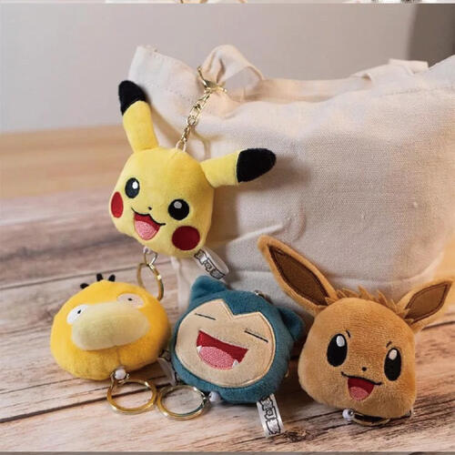 Pokemon 精靈寶可夢-大頭伸縮吊飾卡比獸