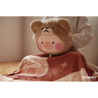 LuLu the Piggy - Teddy LuLu Hand Warmer Cushion + Blanket