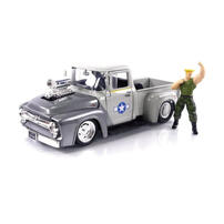 Street Fighter 快打旋風 1:24合金車+蓋爾公仔