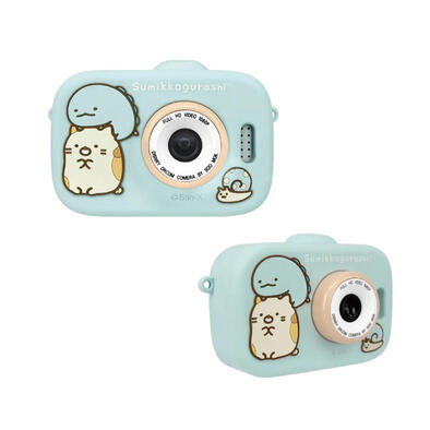 Sumikko Gurashi角落小夥伴 兒童相機 藍色 (白貓&蜥蜴+蝸牛)