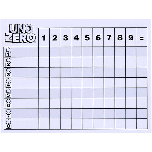 UNO卡牌遊戲:零
