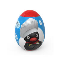 Pingu企鵝家族 美食場景系列公仔 - 隨機發貨