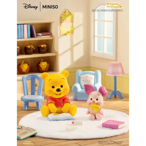 MINISO	迪士尼小熊維尼宅家時刻系列手辦盲盒- 隨機發貨