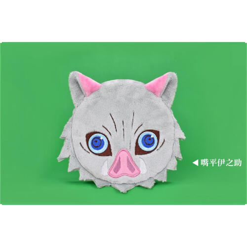 Demon Slayer鬼滅之刃-頭型厚錢包 6吋 - 隨機發貨