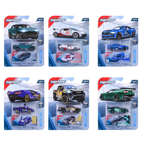 Majorette - Showroom Deluxe Cars, 6-asst.