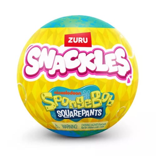 Zuru Snackles 海綿寶寶5 吋絨毛公仔盲盒- 隨機發貨