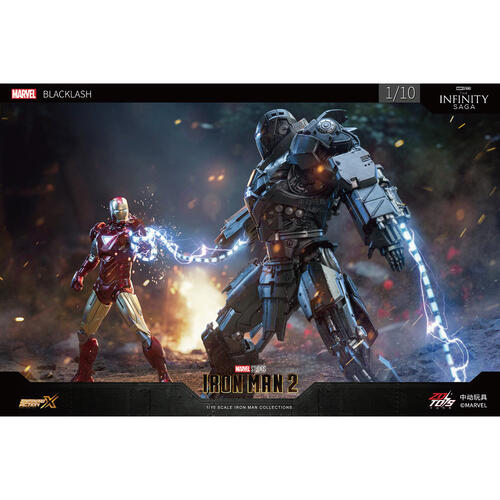 ZD Toys MARVEL中動 鋼鐵人 Mark V ＆ 鞭狂 7吋可動人偶 套裝組