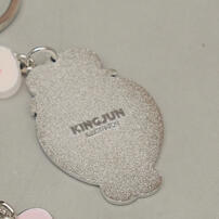 Kingjun	金屬鑰匙圈／草莓吃蠢兔