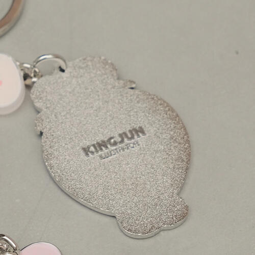 Kingjun	金屬鑰匙圈／草莓吃蠢兔
