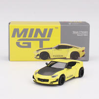 MINIGT	Nissan Z Pandem Ikazuchi Yellow合金車752