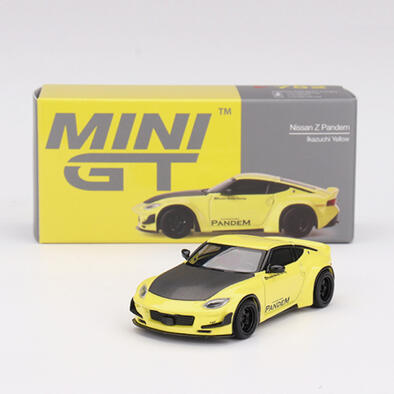 MINIGT	Nissan Z Pandem Ikazuchi Yellow合金車752