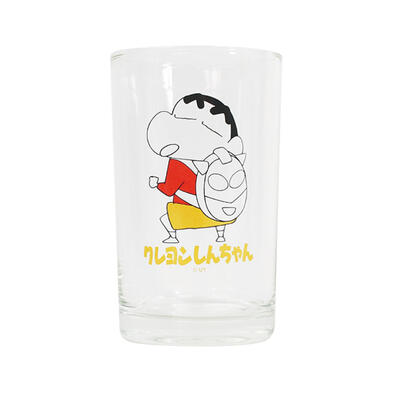 Crayon Shin-chan 蠟筆小新 經典玻璃直杯250ML-動感超人