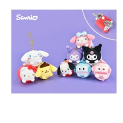 Sanrio 3"三麗鷗系列-扣扣玩偶-隨機出貨