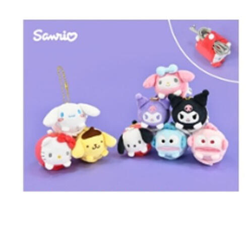 Sanrio 3"三麗鷗系列-扣扣玩偶-隨機出貨