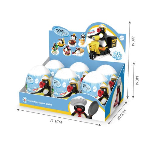 Pingu企鵝家族-驚喜美食場景系列公仔2-隨機發貨