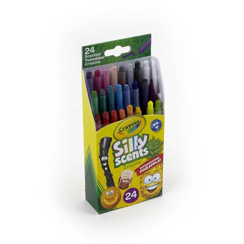 Crayola繪兒樂白日夢趣味迷你旋轉蠟筆24色