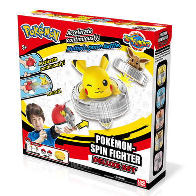 Spin Fighter魔幻陀螺 寶可夢魔幻陀螺對戰組皮卡丘VS伊布