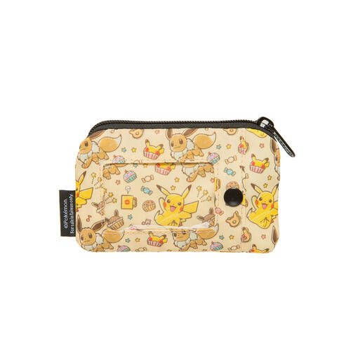 Pokemon Hand-Drawn Card Coin Pouch &ndash; Beige