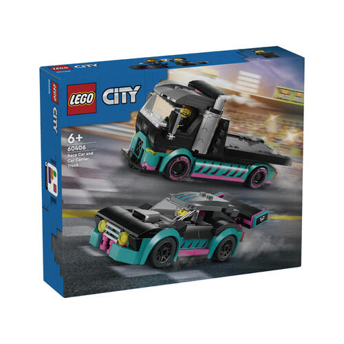 Lego樂高 賽車和汽車運輸車 60406