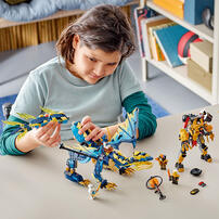 LEGO樂高幻影忍者系列 元素之龍對戰女皇機械人 71796