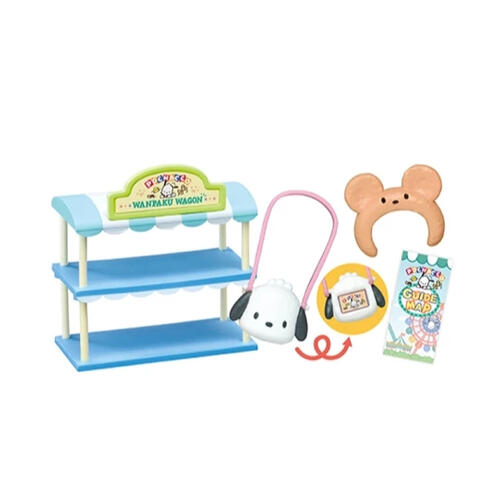 sanrio 帕恰狗淘氣遊樂園場景組 - 隨機發貨