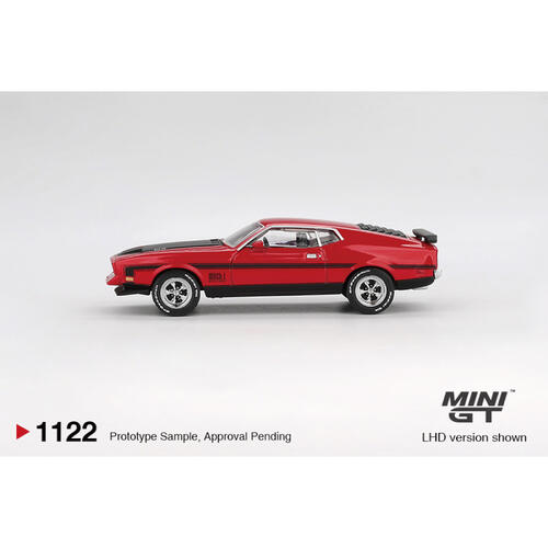 MINIGT	Ford Mustang Mach1 1971 Race Red 合金車 1122